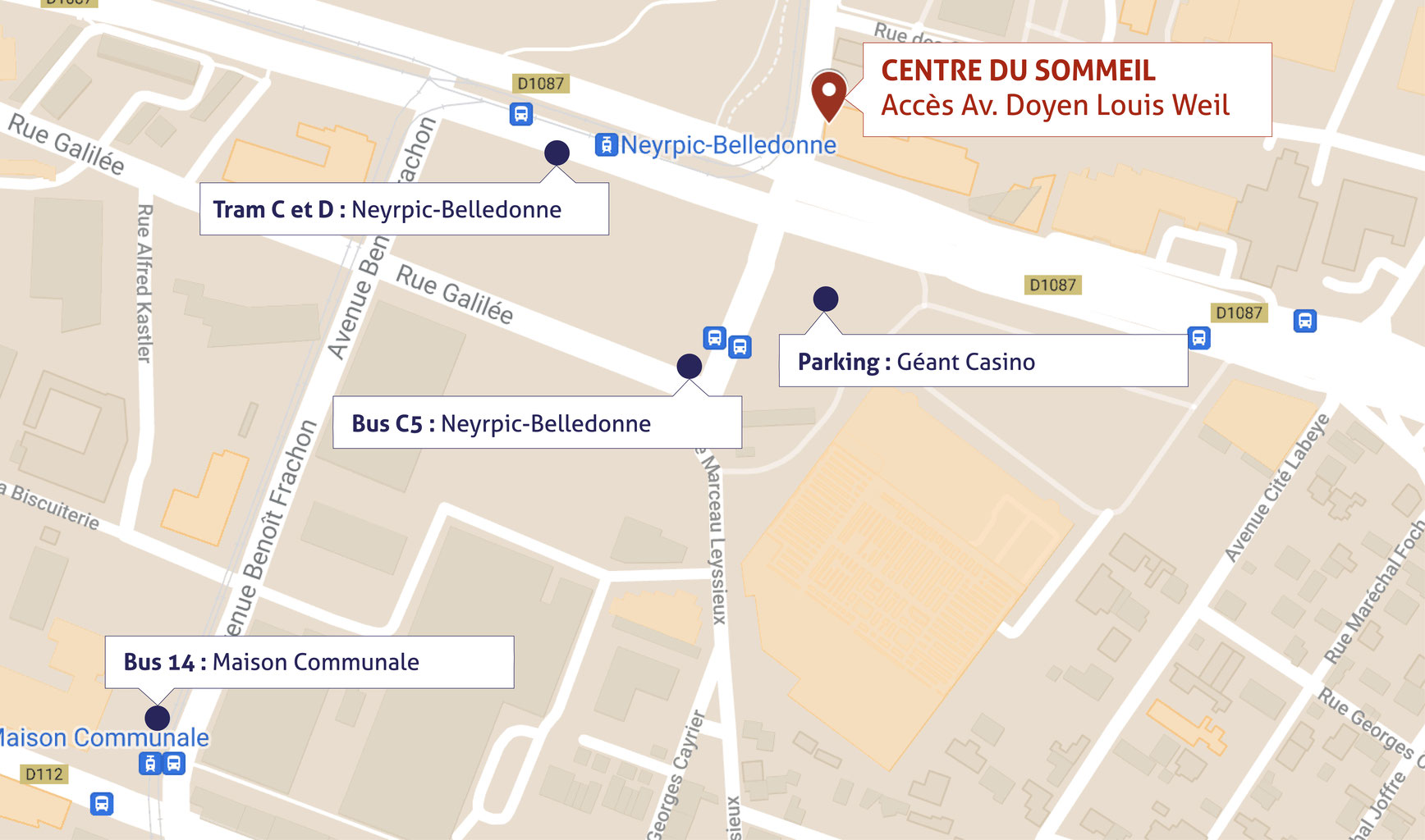infos pratiques site du centre du sommeil de grenoble