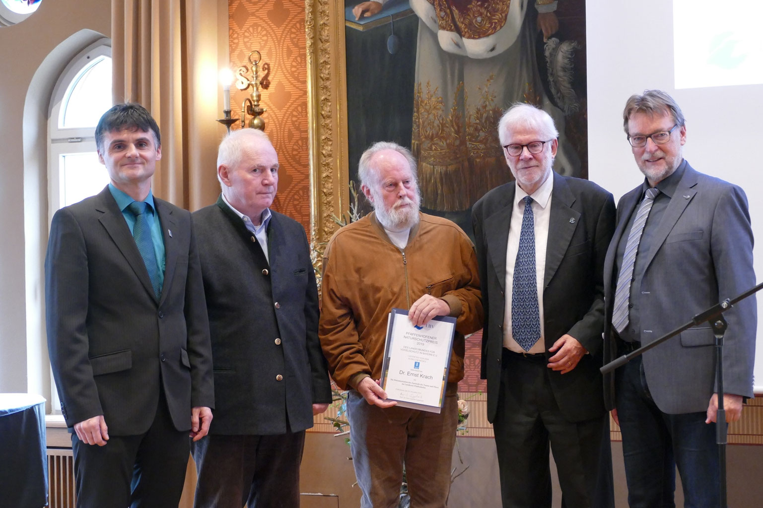 Der 11 Pfaffenhofener Naturschutzpreis Geht An Dr Ernst Krach LBV 