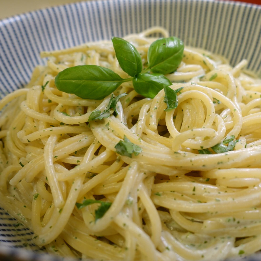 Spaghettini mit Kräuter-Ricotta - Rezepte rund ums Kochen im Alltag
