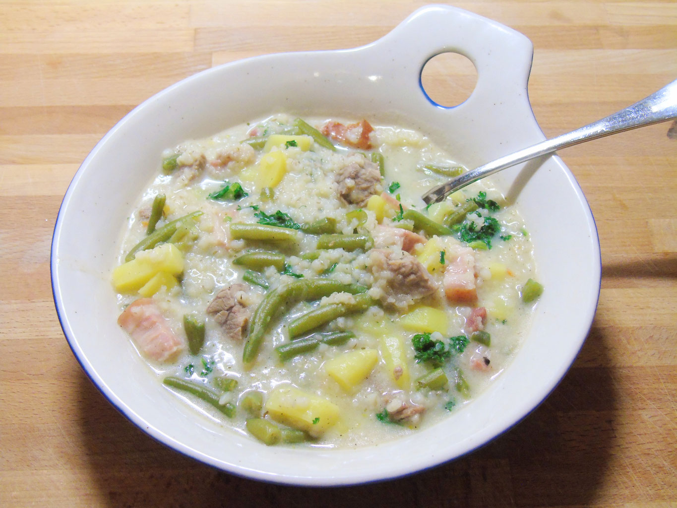 Engadiner Graupensuppe Auf Empfehlung Vom Bruderchen Zimtkringel About Food