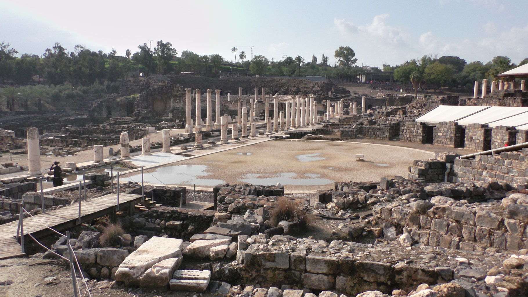 Beth Shan National Park Mark Gershom, certified tour guide in Israel