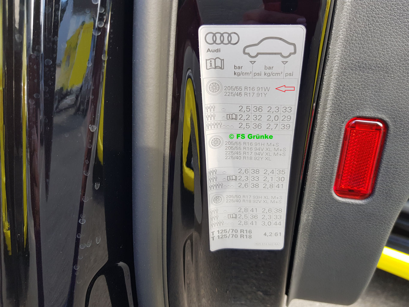 Reifen Audi A3 fahrschulegruenkes Webseite!