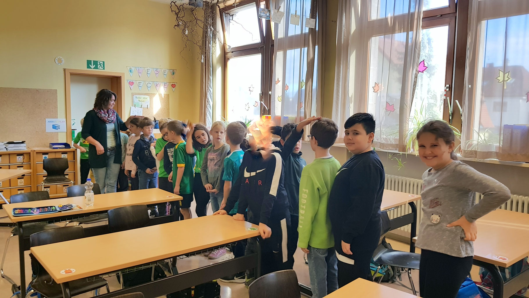 Die Schulsozialarbeiterin Frau Kraijo der Grundschule Niefern