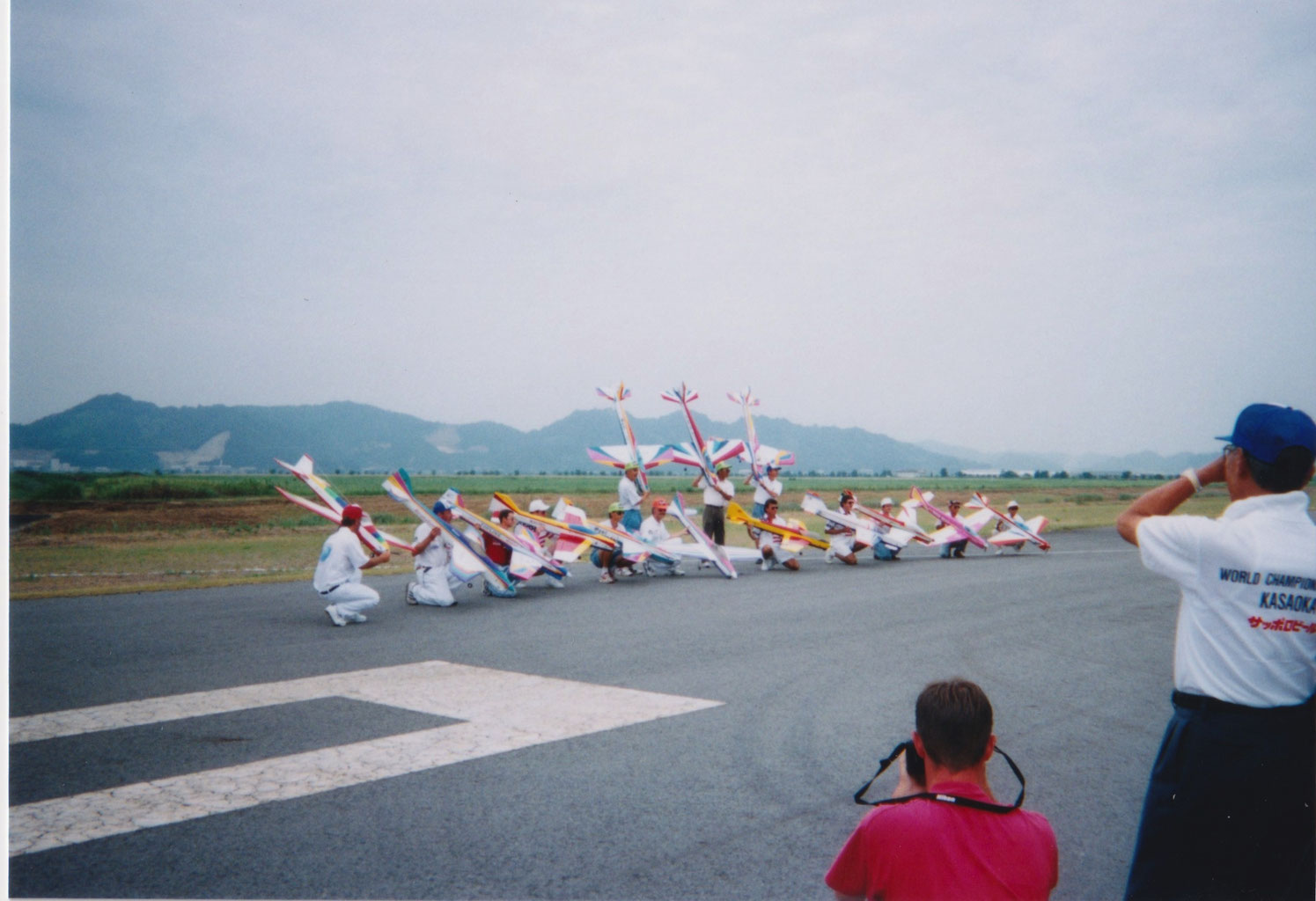 1995年F3A世界選手権の写真 角倉の電動フライトテクニック