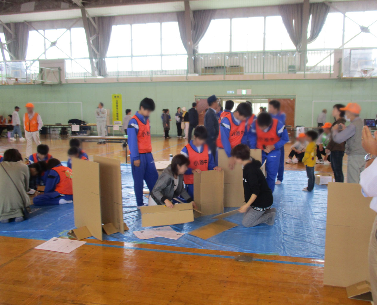 【燕市立小池中学校】防災訓練事前学習と当日の活動
