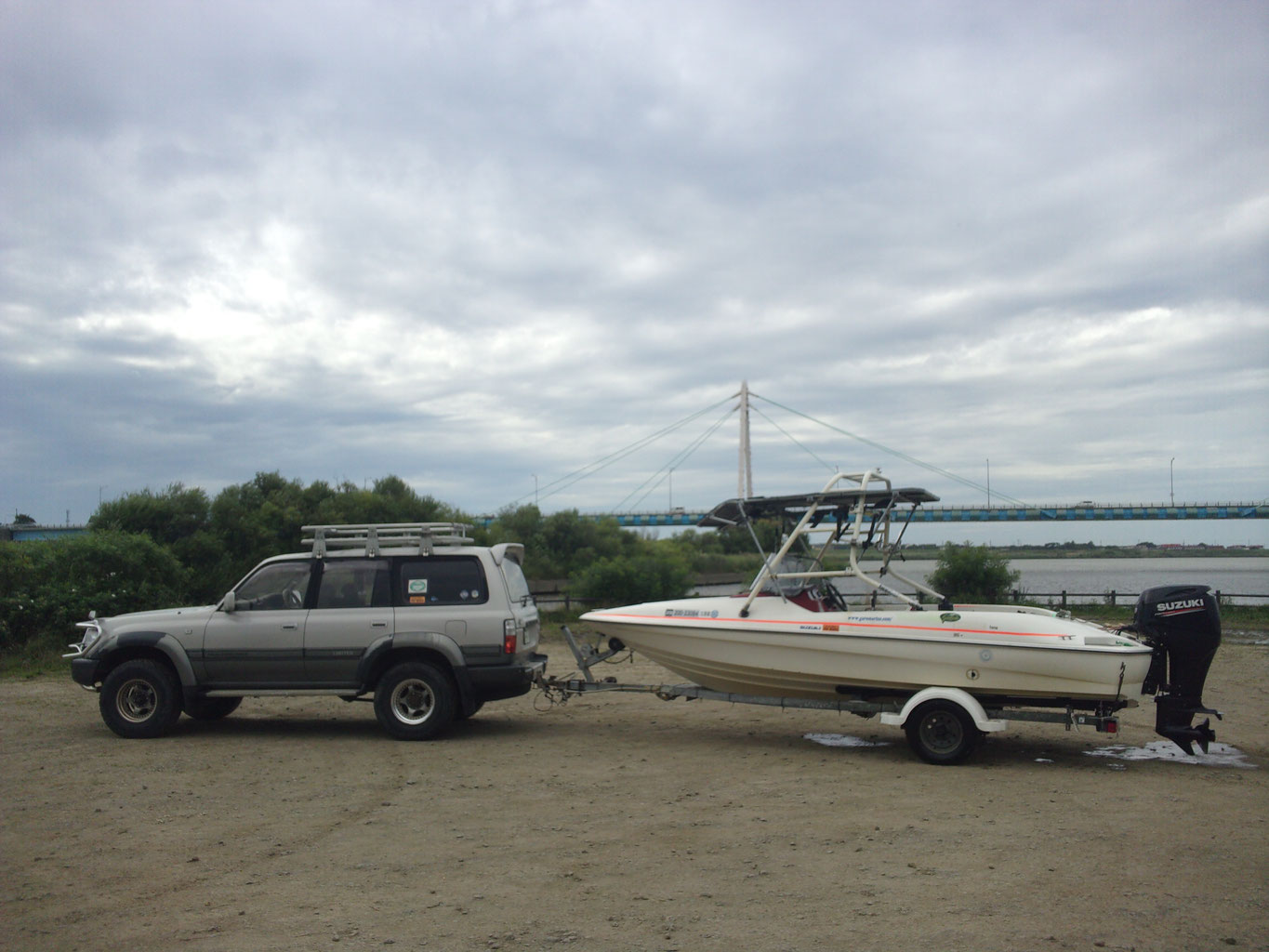 本日車検取得 札幌より 軽規格ボートトレーラー シーマリン ジェット