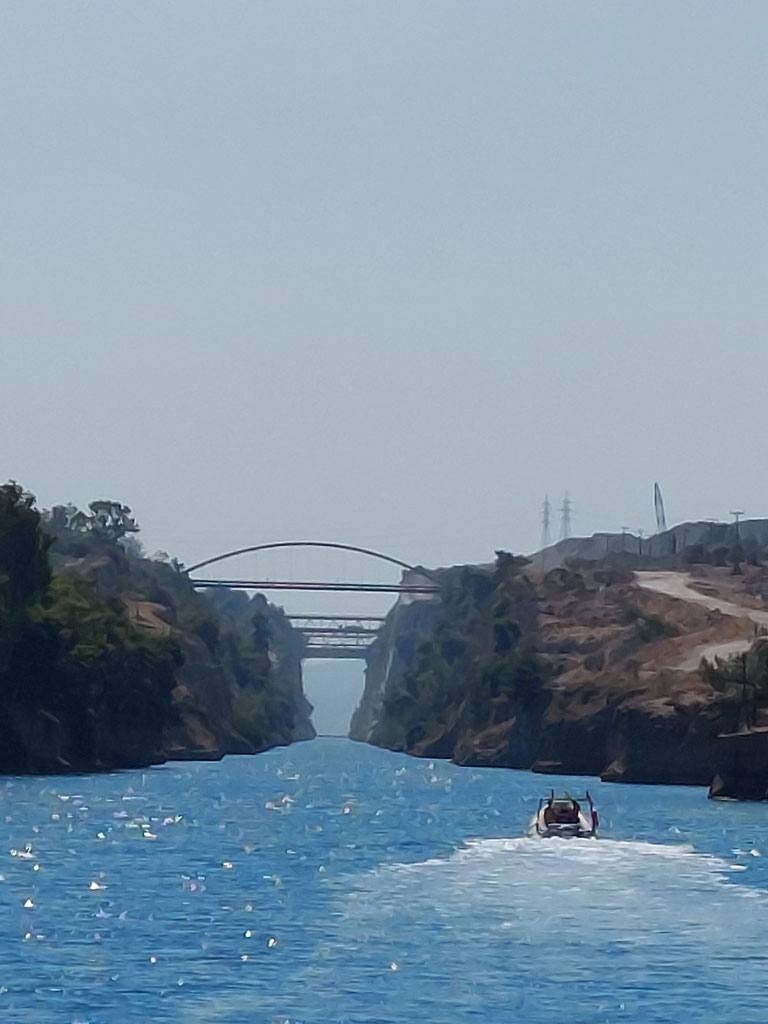 Kanal von Korinth Corinth Canal MARA1ONEYachting