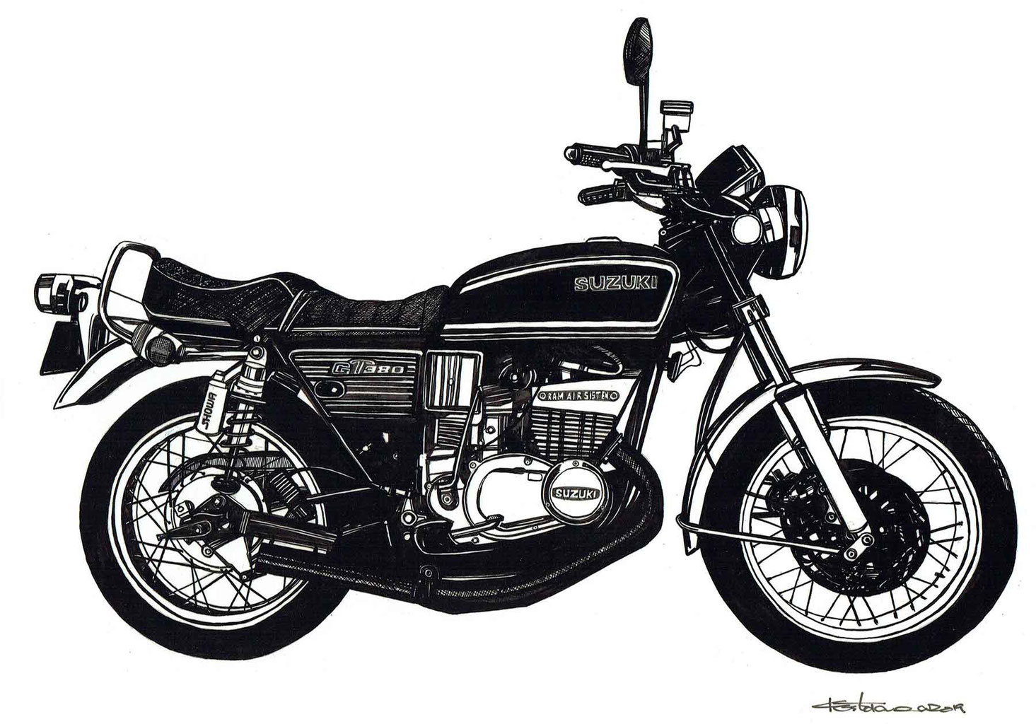 グリッピーブロの弟  SUZUKI GT380 グリッピーブロの弟 SUZUKI GT380 Suzuki GT380 | The Online