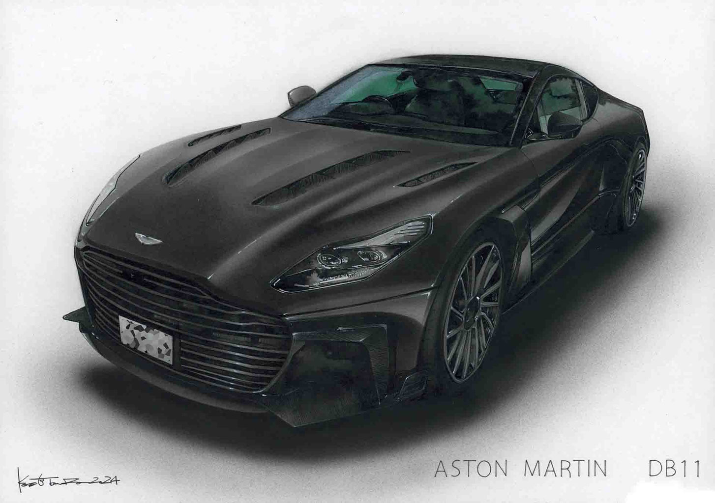 アストンマーティン カタログ（黒装丁） DB11（アストン