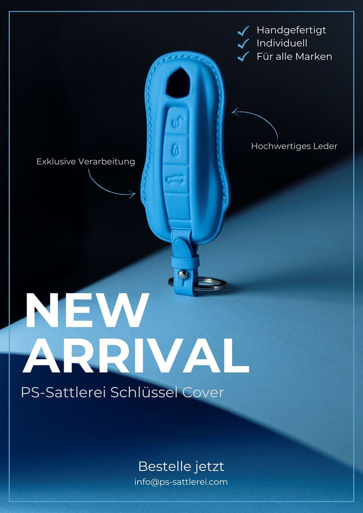 LederSchlüssel Cover für alle Marken und Modelle - PS Sattlerei Premium  Handarbeit