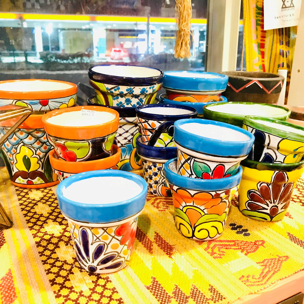 グアナファトの植木鉢など入荷☆ - 中南米とエスニック雑貨のサポテコ