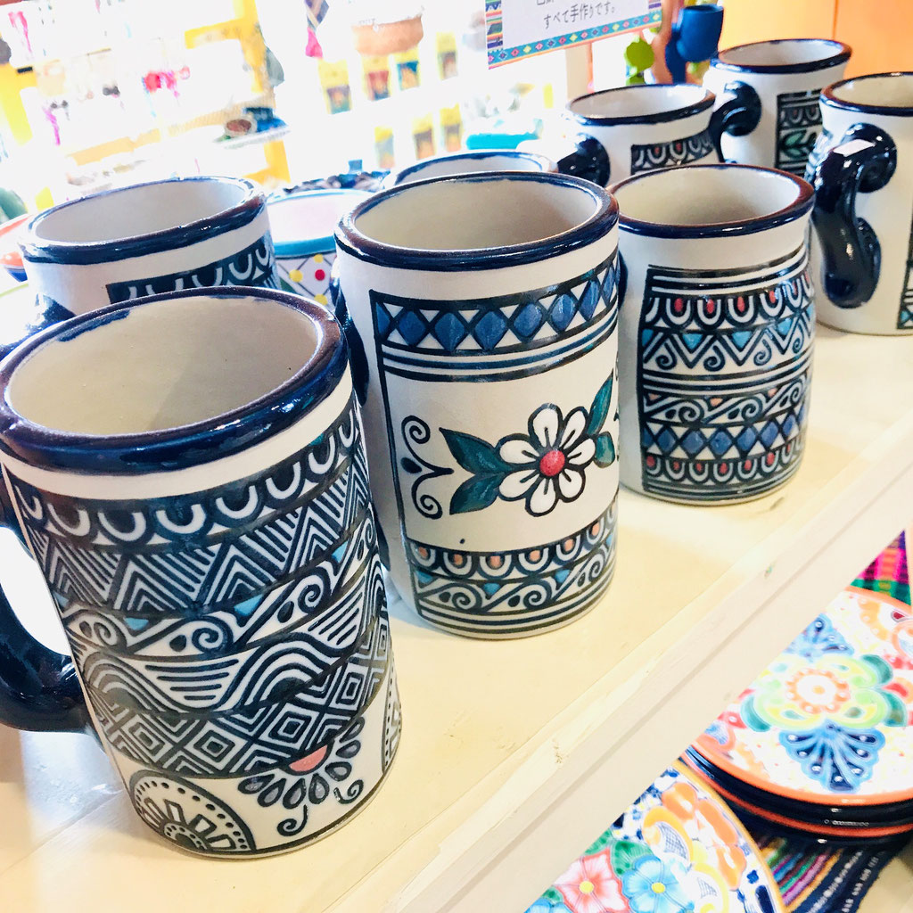 メキシコ陶器マグカップやかっこいい香立て入荷 中南米とエスニック雑貨のサポテコ