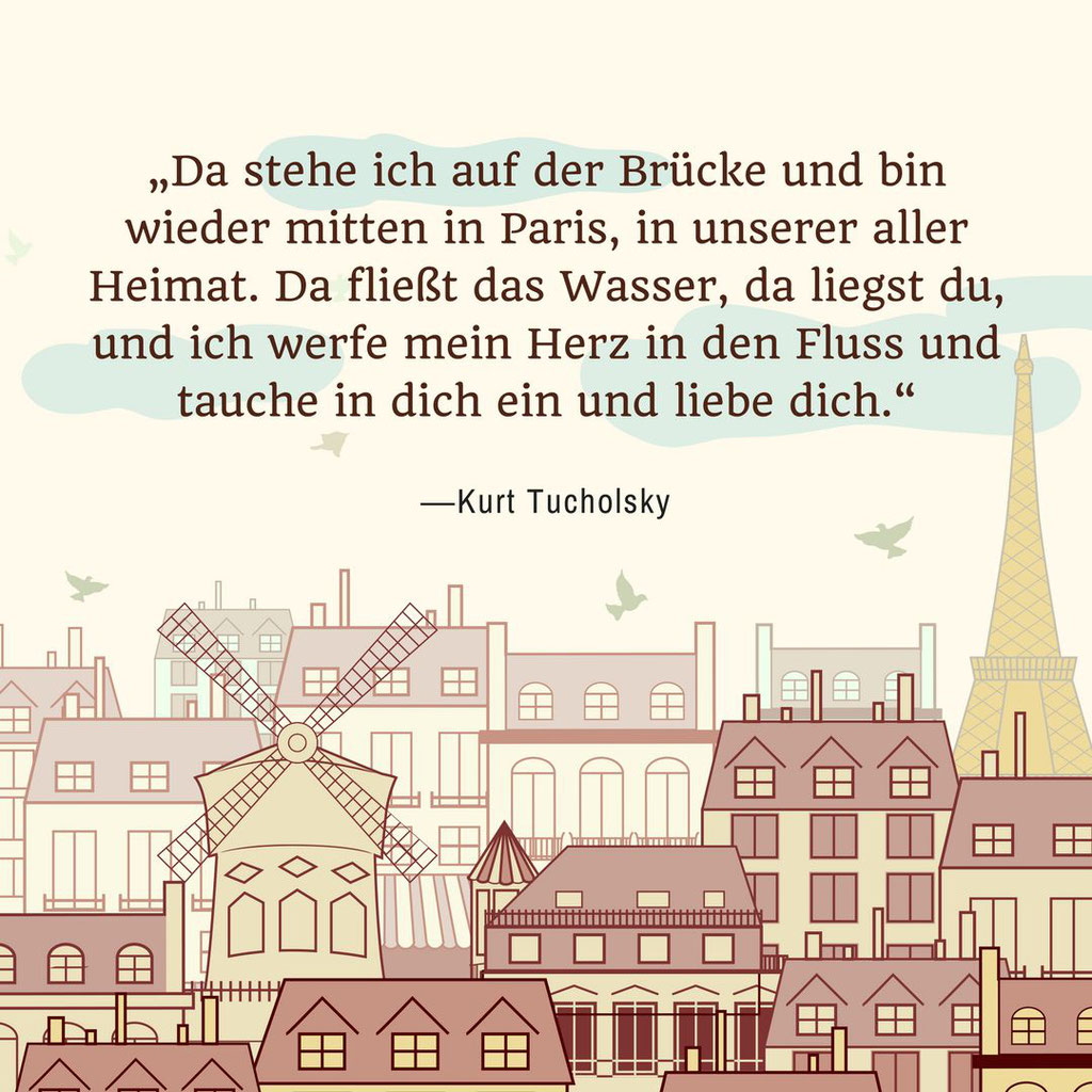Mitten in Paris Visuelle Zitate Weisheiten auf kreative ART