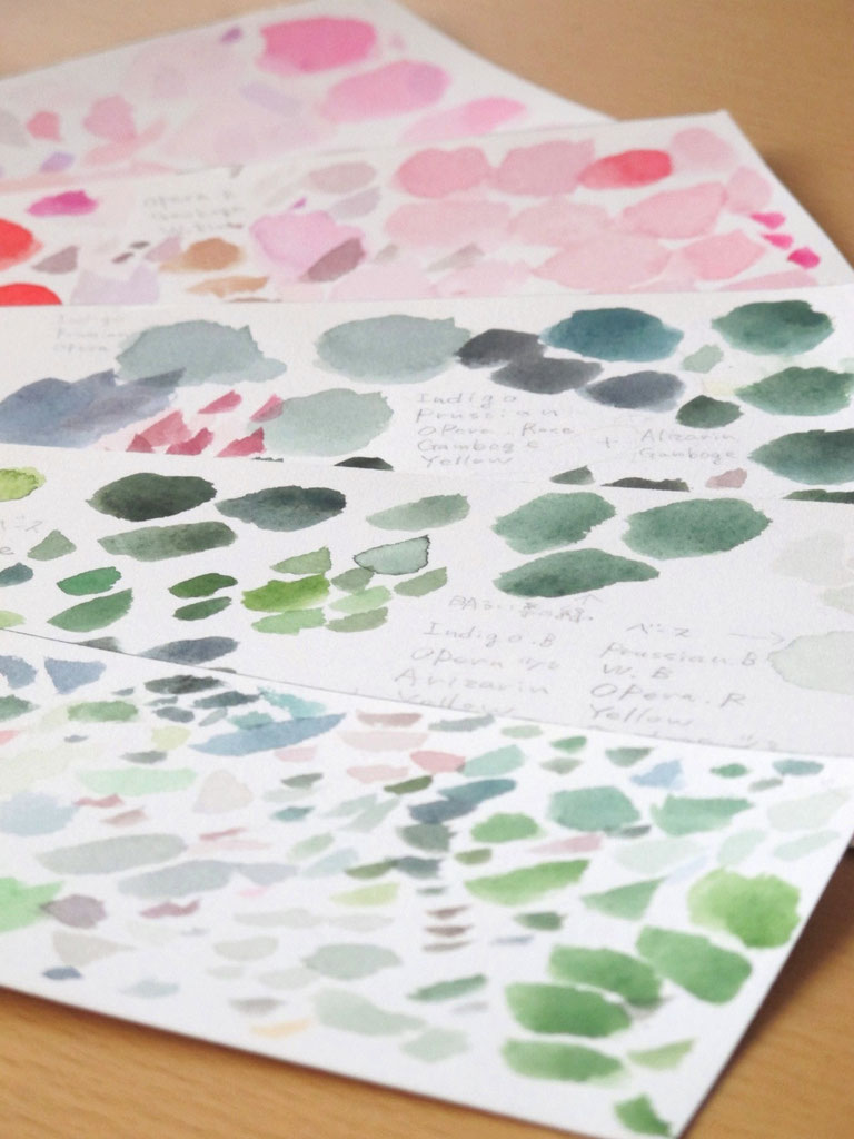 絵画】ボタニカルアート 「シクラメン」原画 シクラメン」原画