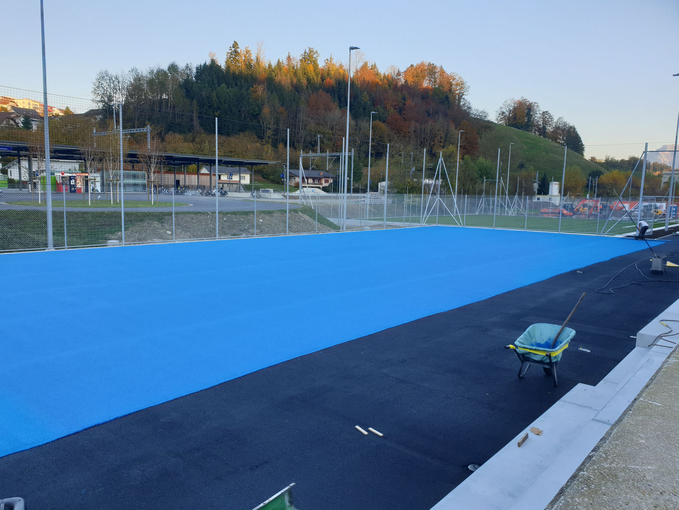Arbeiten rund um den Sportplatz Menznau Schulen Menznau Arbeiten rund um den Sportplatz Menznau Schulen Menznau