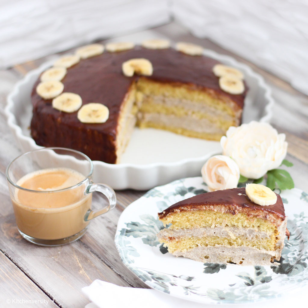 Bananencremetorte - Welcome to my Kitchenversity!