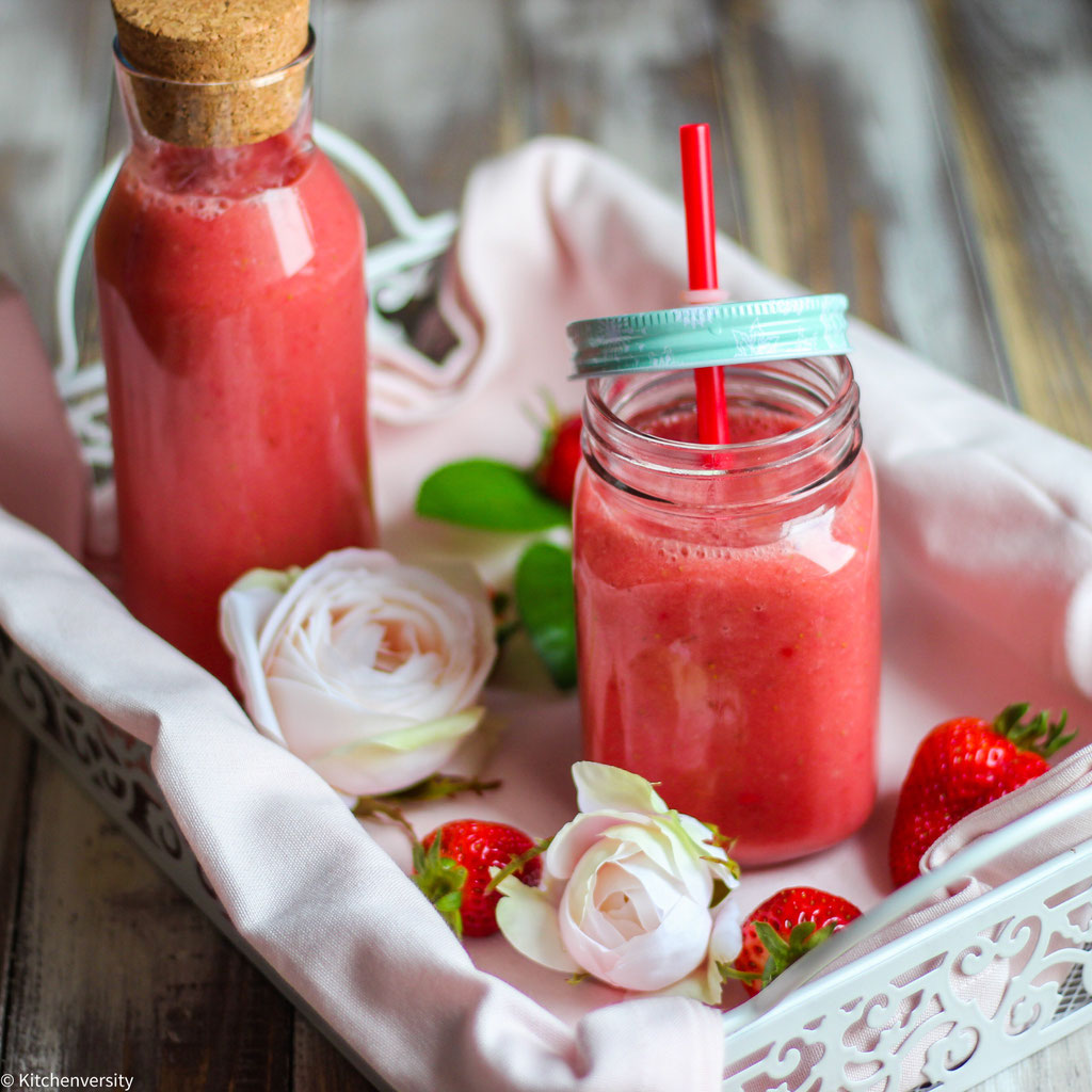 Erdbeer-Bananen-Saft - Welcome to my Kitchenversity!
