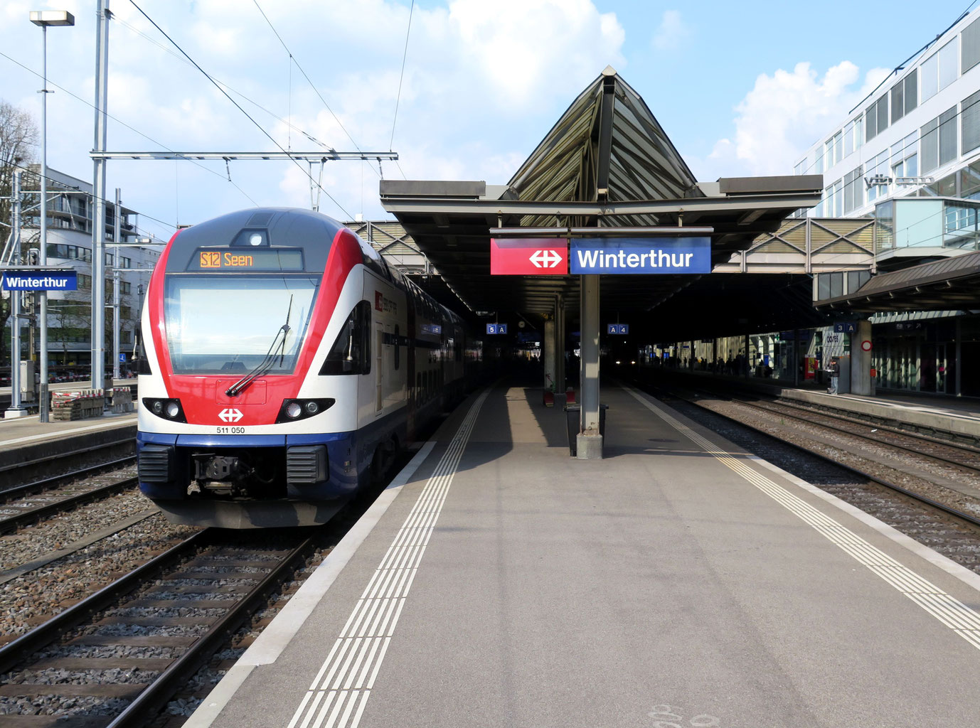 Bahnhof Winterthur Intensive Bauphase im April 2017 info24bahnnews