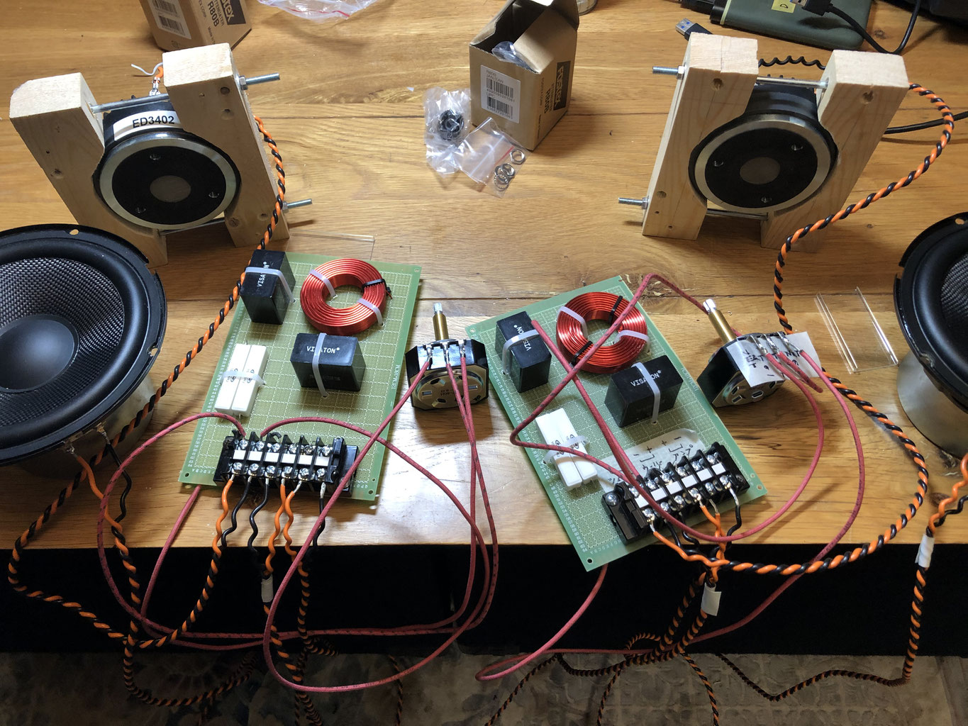 4p55自作アンプと自作作業台 4p55自作アンプと自作作業台