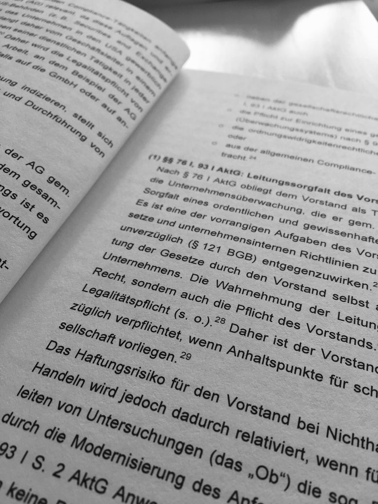 Die "Business Judgement Rule" und die Untreue Das Ende