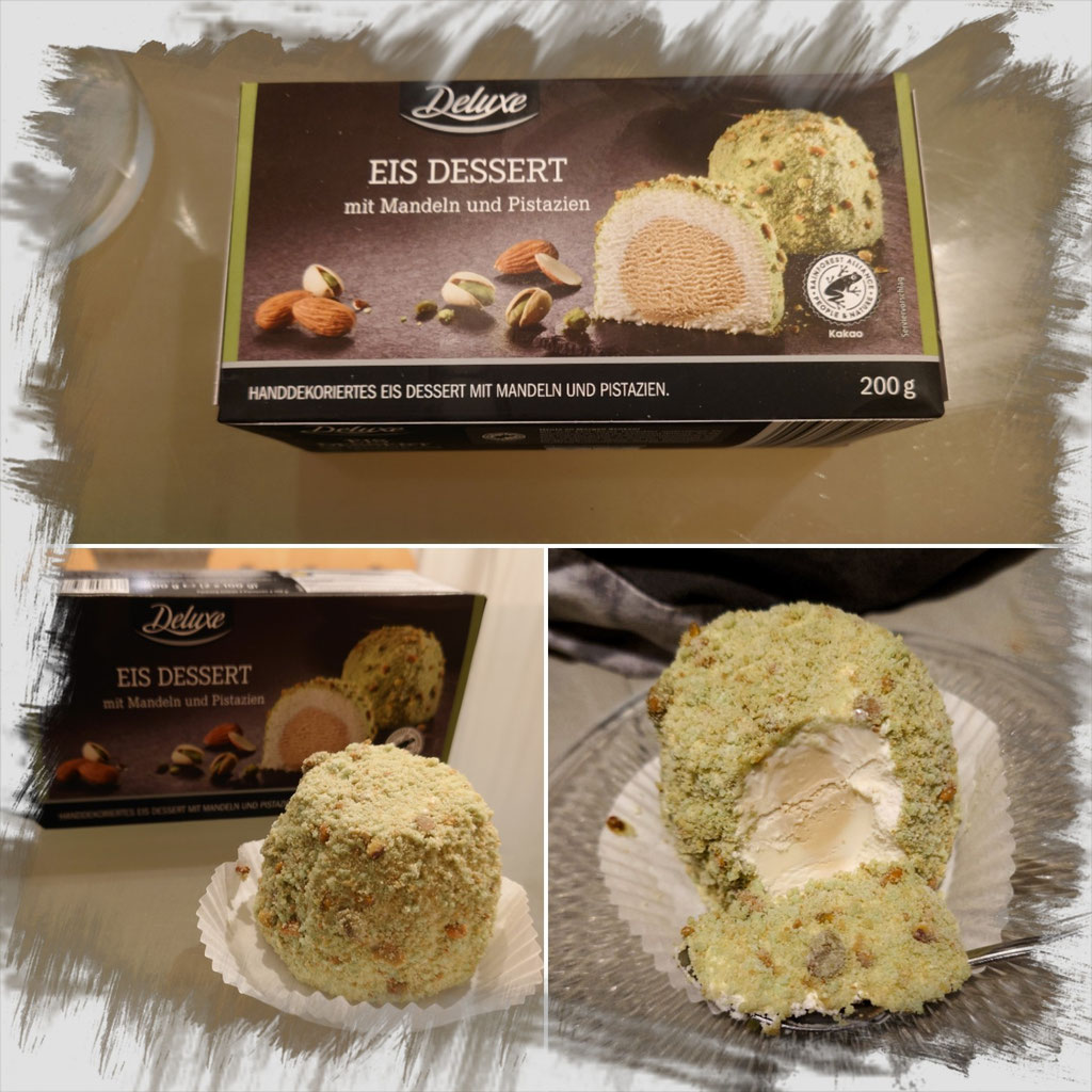 Deluxe Eis Dessert mit Mandel und Pistazien - zuckerwelt im test