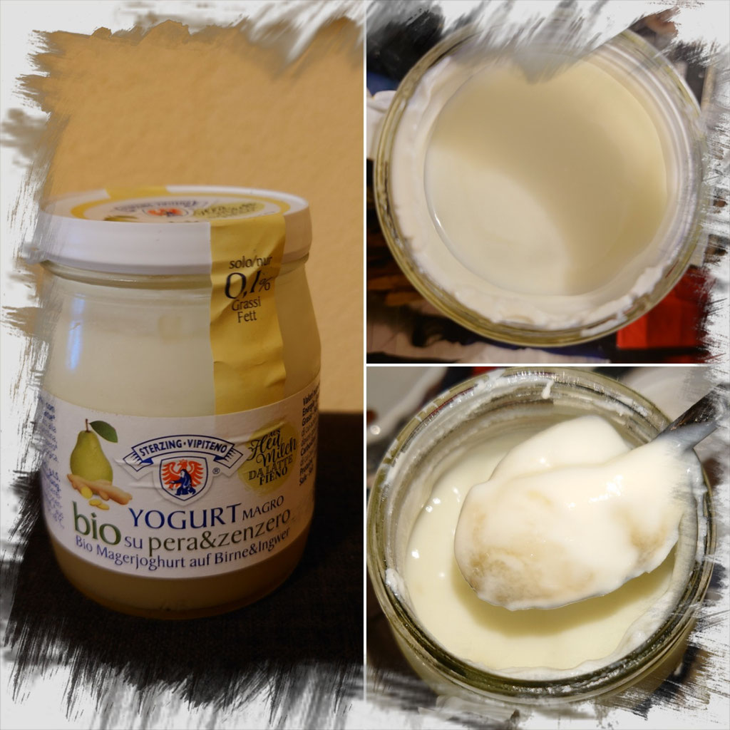 Sterzing Vipteno Magerjoghurt auf Birne&amp; Ingwer - zuckerwelt im test