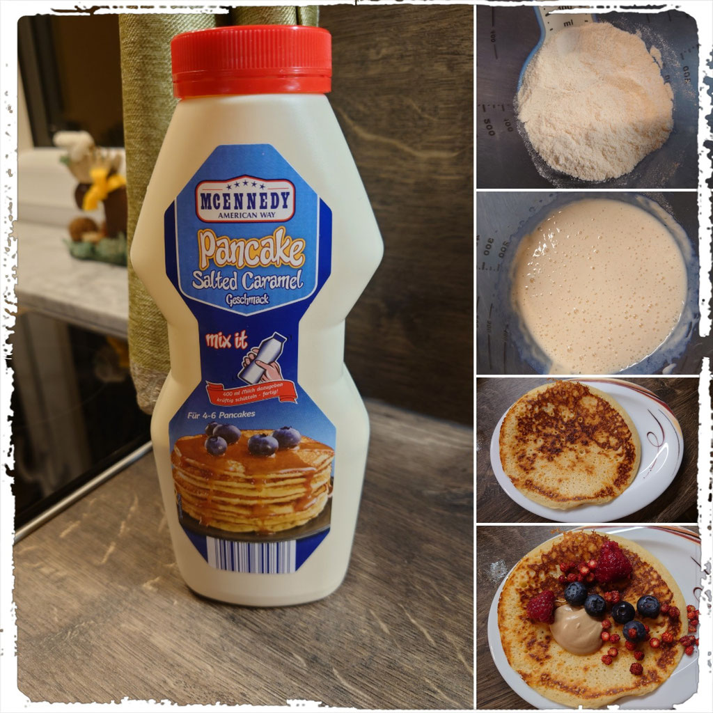 struktur bronze kandidatskole MCennedy Pancake salted Caramel mix it - zuckerwelt im test