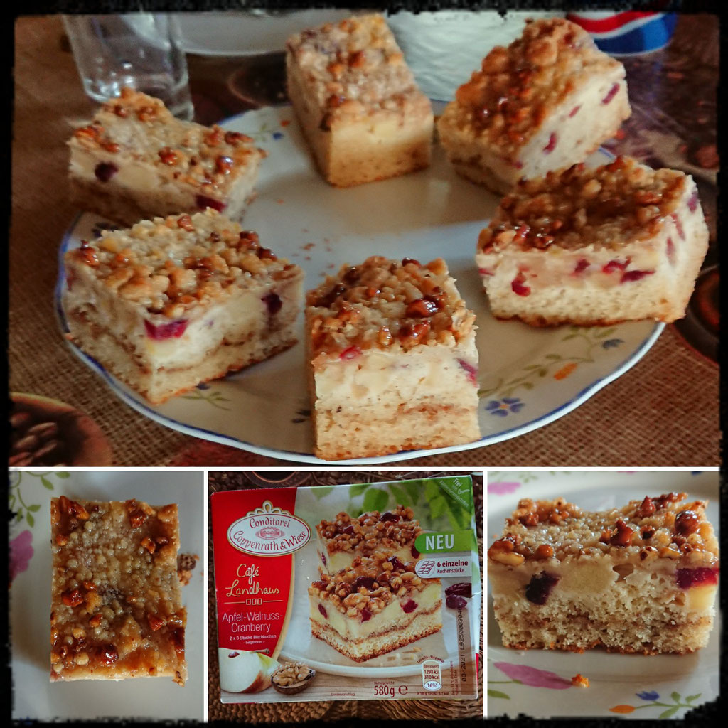 Apfel-Walnuss-Cranberry Kuchen - zuckerwelt im test