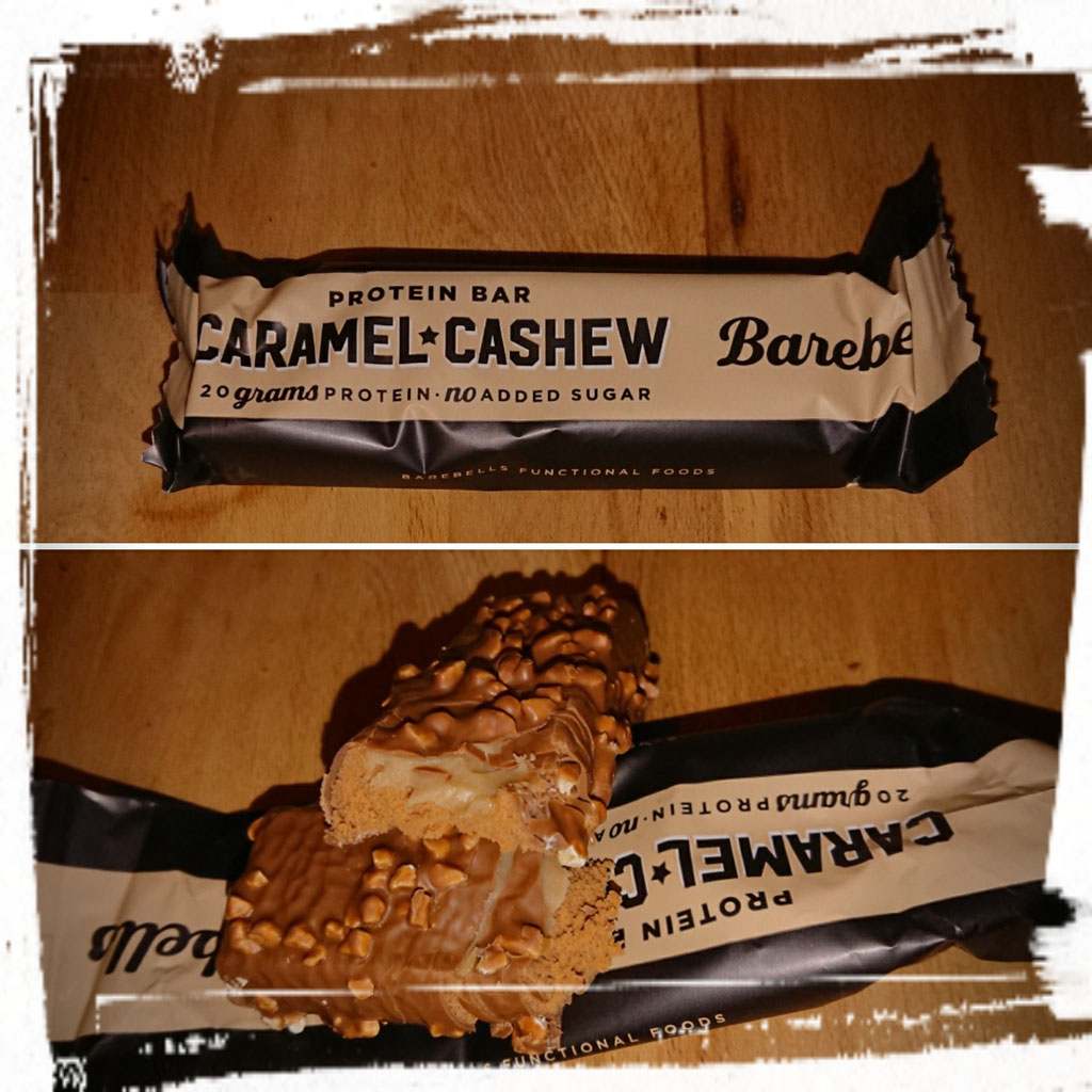 Barebells Caramel Cashew zuckerwelt im test
