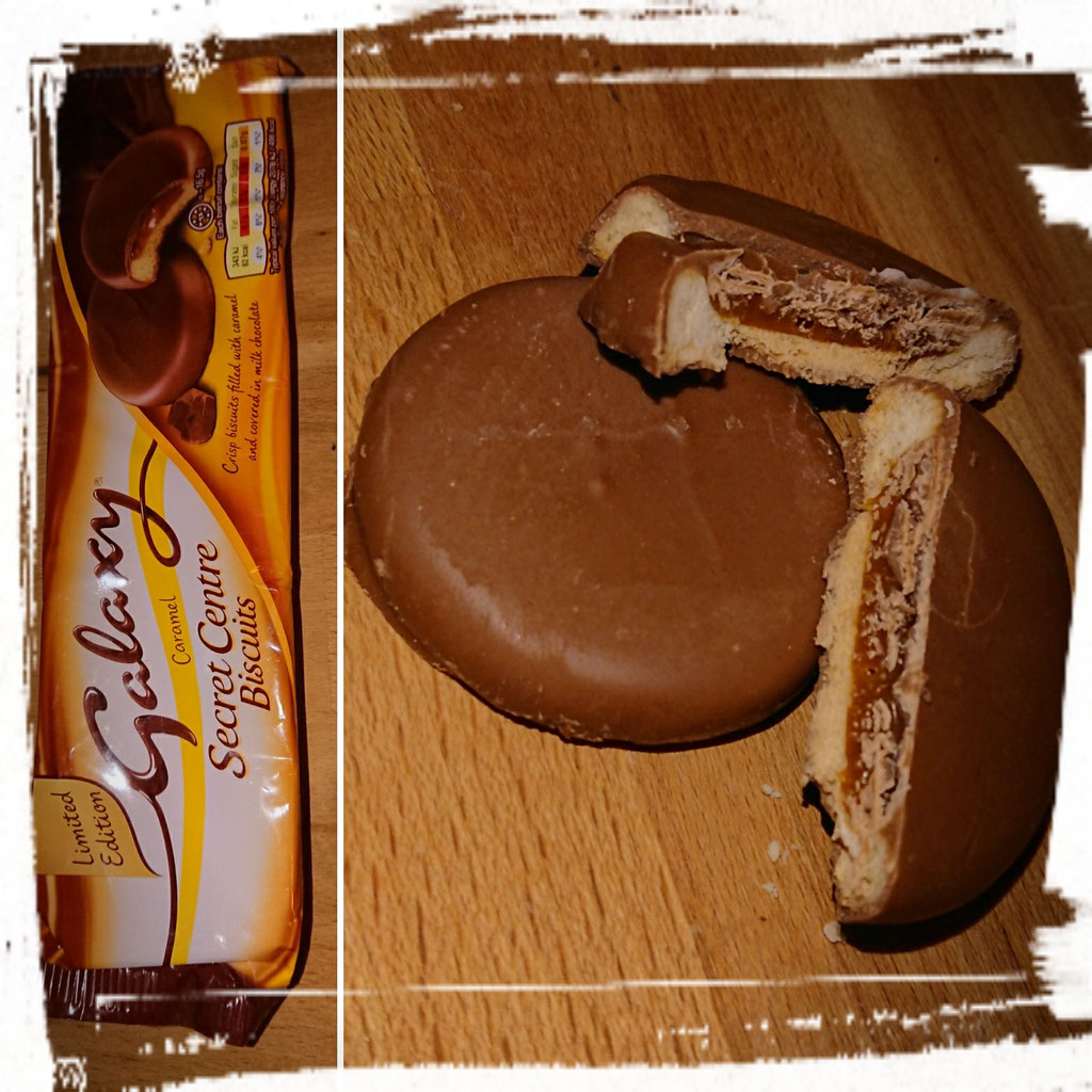 Galaxy Caramel Secret Centre Biscuits zuckerwelt im test