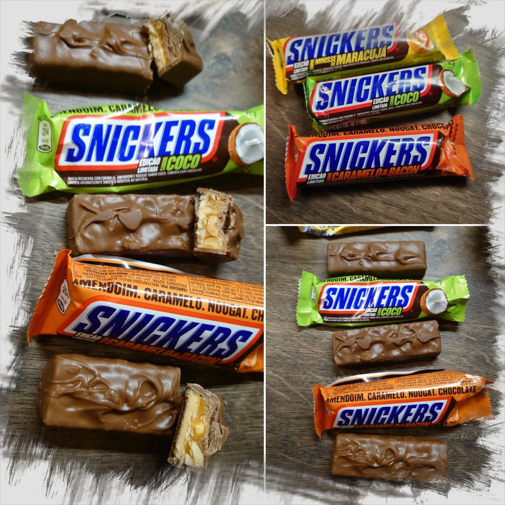 Snickers Caramelo & Bacon, Mousse de Maracuja oder Coco zuckerwelt im