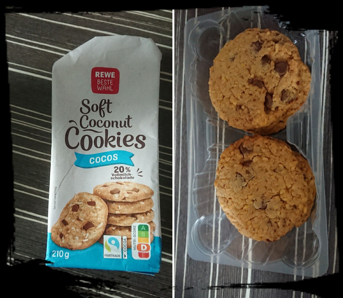 Rewe Soft Coconut Cookies zuckerwelt im test