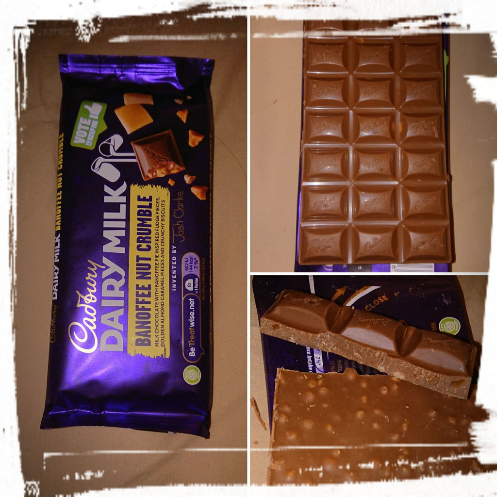 Cadbury Banoffee Nut Crumble Milk Chocolate zuckerwelt im test