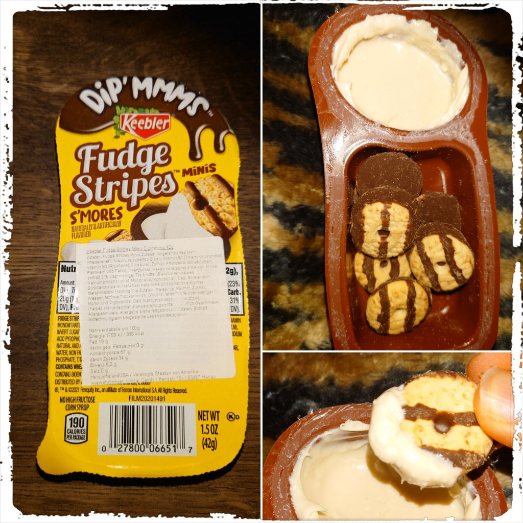 Keebler Dip'Mmms Fudge Stripes S'mores zuckerwelt im test