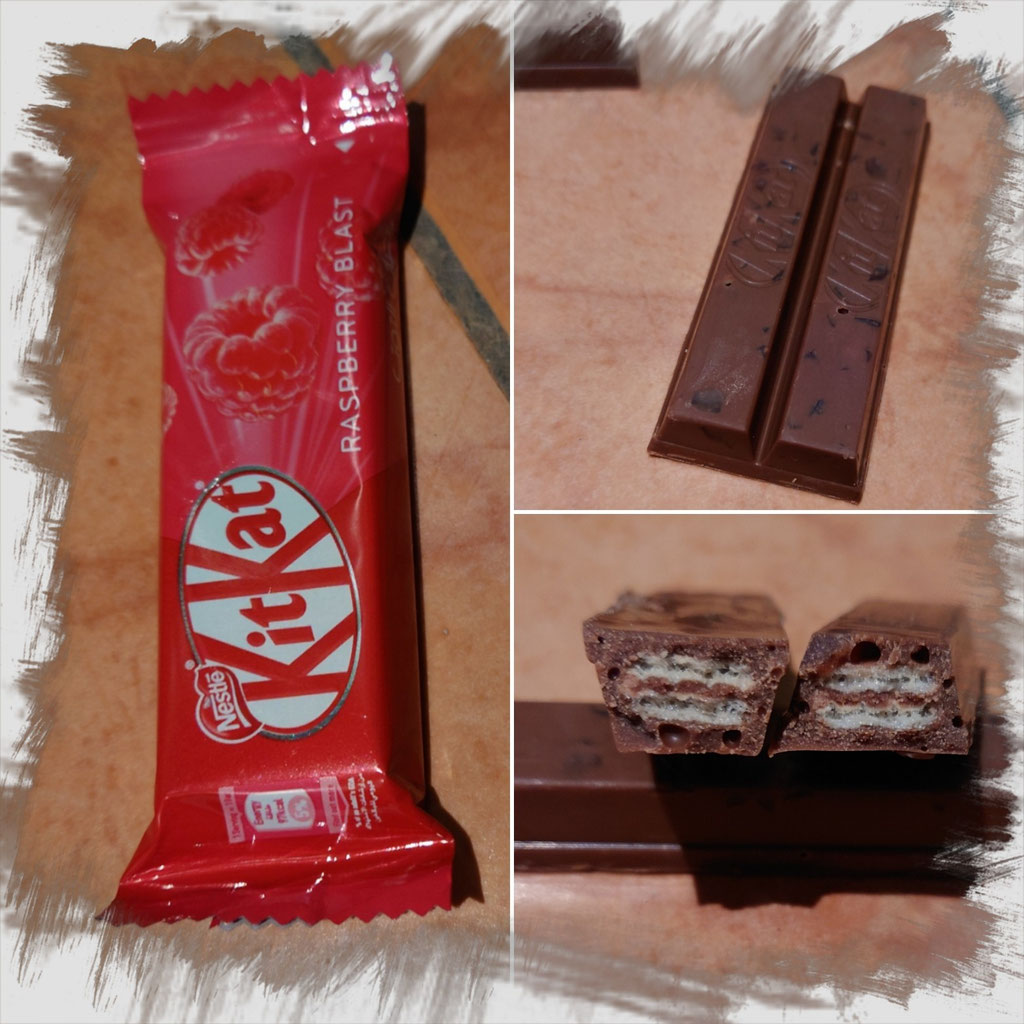 KitKat Raspberry blast zuckerwelt im test