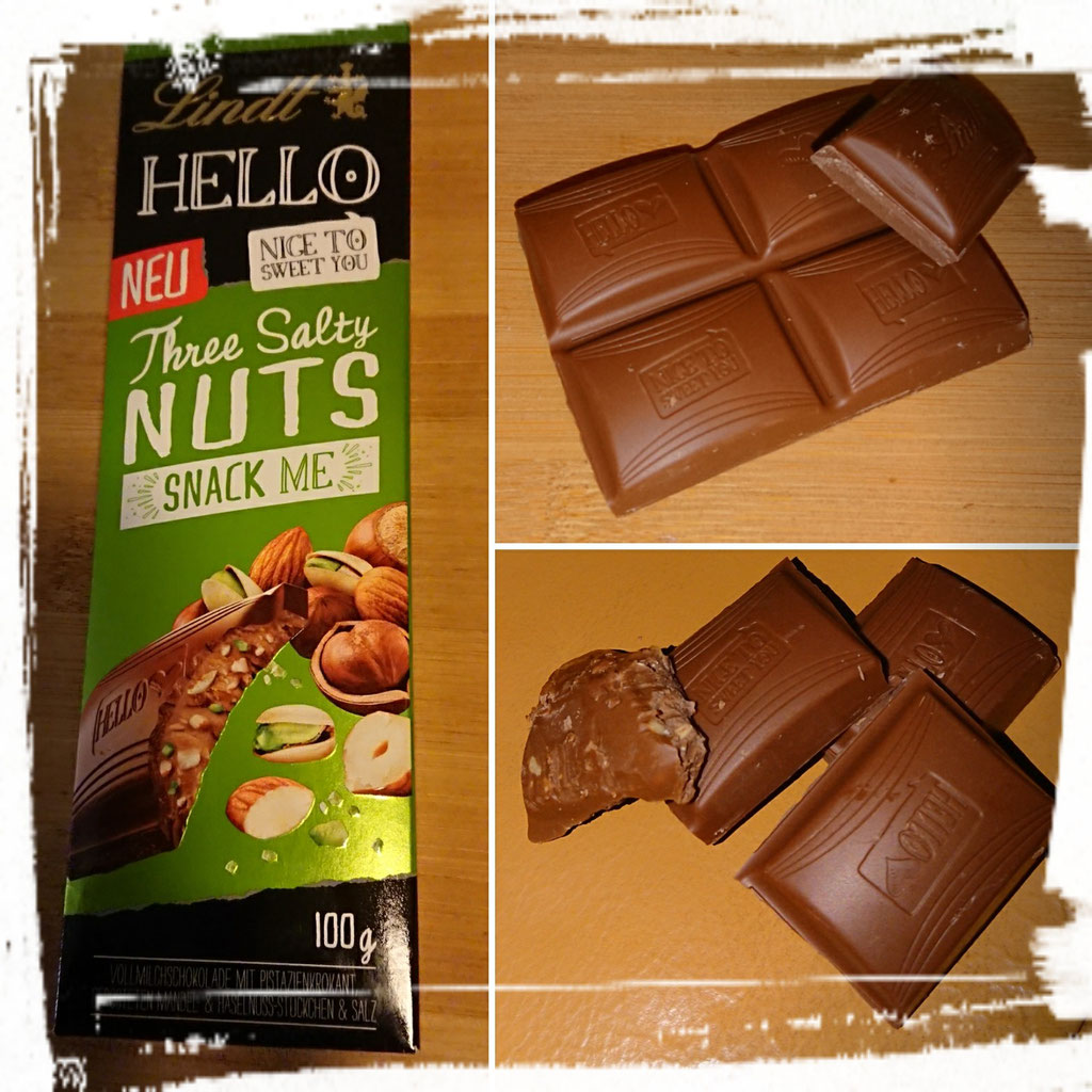 Lindt Hello Three Salty Nuts Snack me zuckerwelt im test