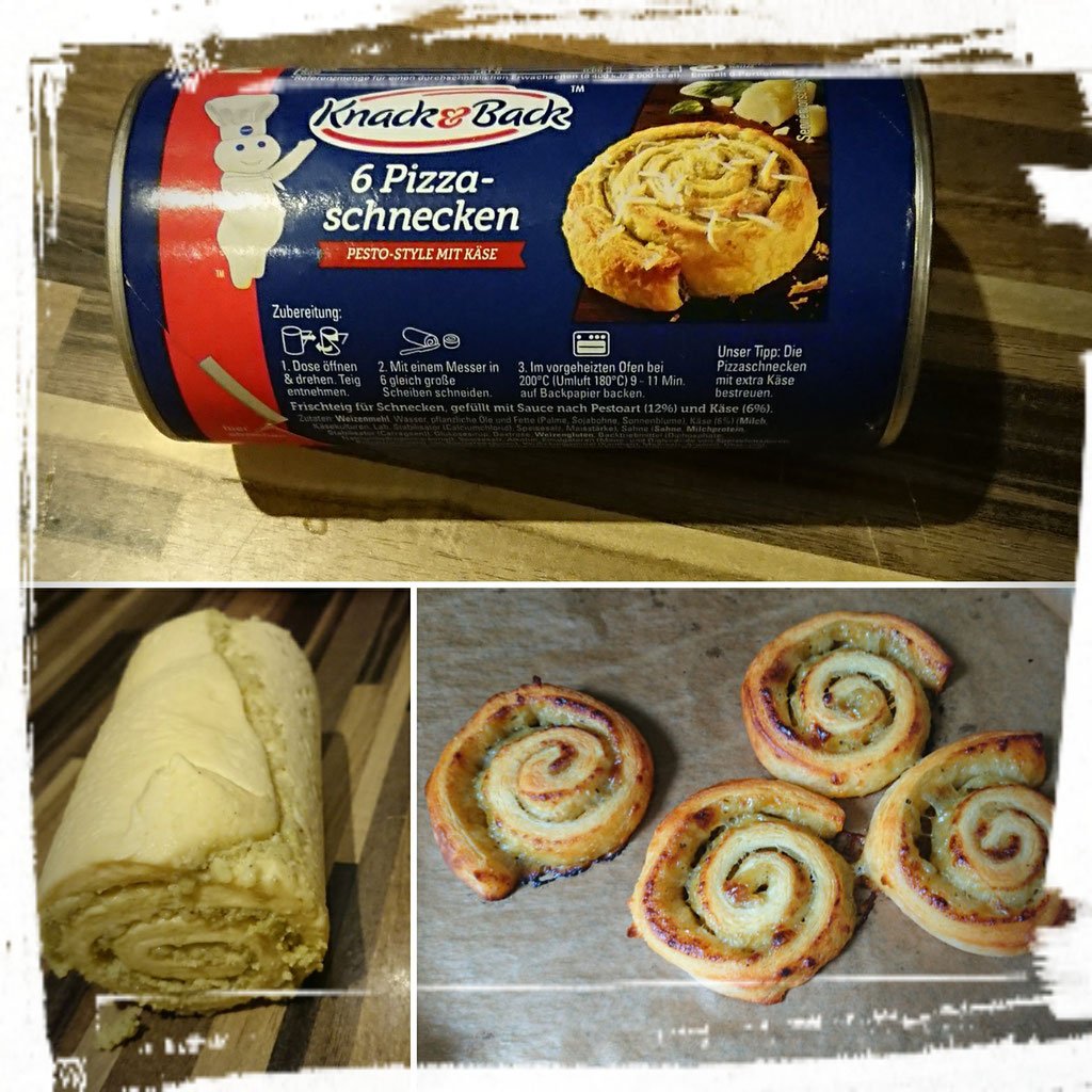 Knack&Back: Pizzaschnecken Pestostyle mit Käse ...