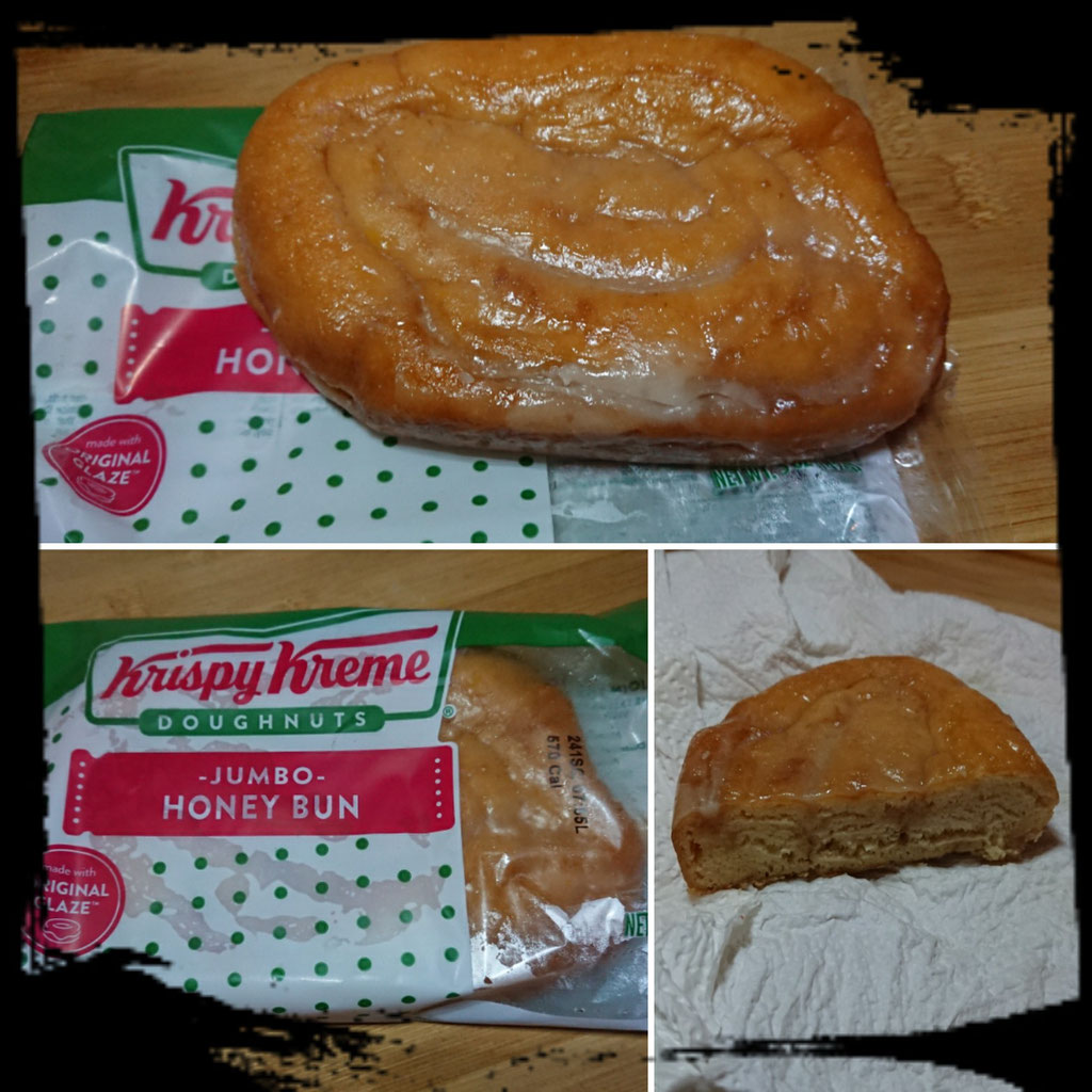 Krispy Kreme Doughnuts Jumbo Honey Bun - zuckerwelt im test