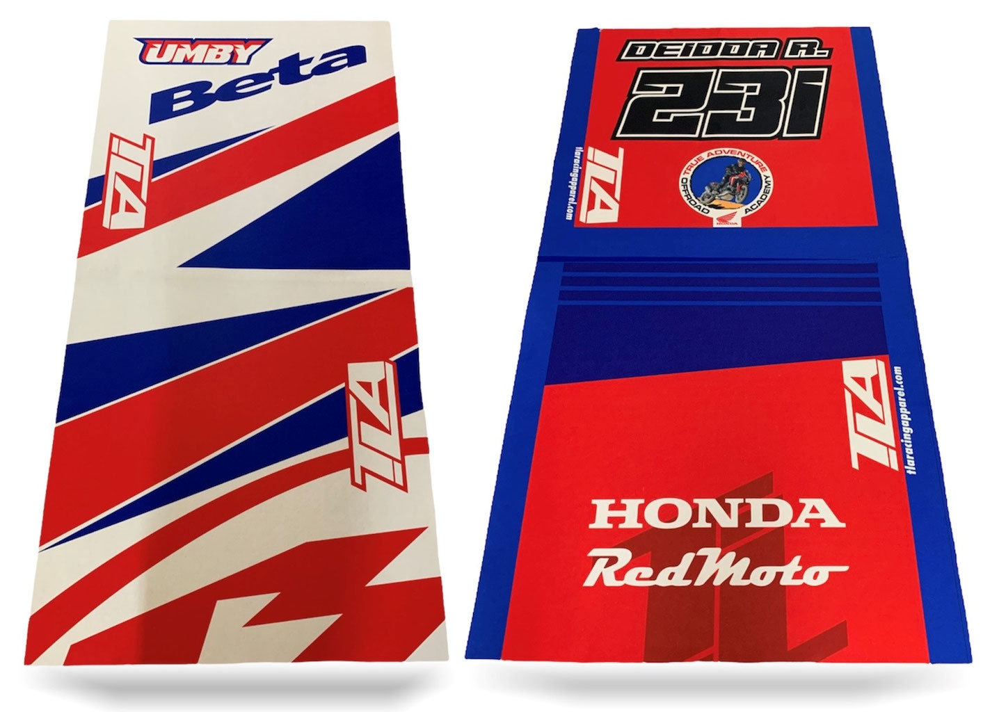 Custom Pit Mat Cross Enduro TLA abbigliamento personalizzato
