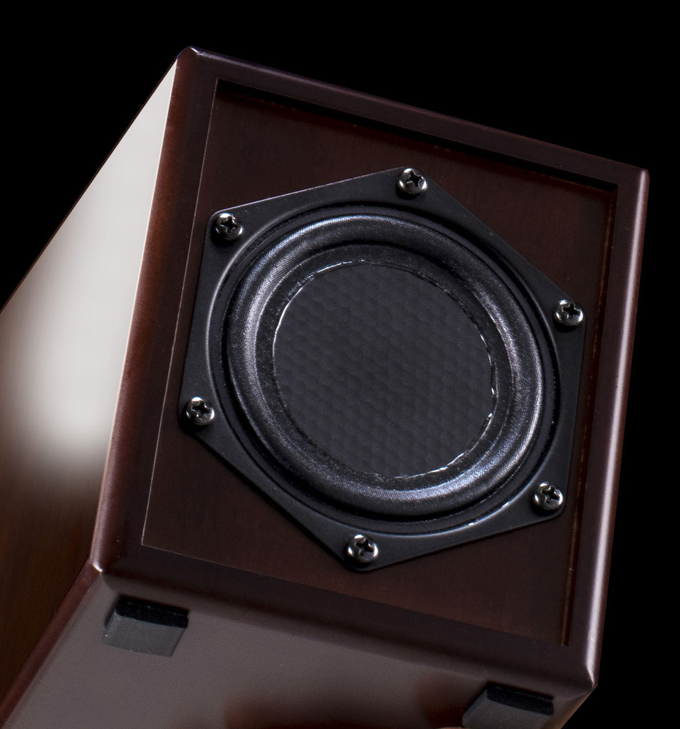 ☆キューブJRスピーカー☆3インチフルレンジ 高音質 木目調 自作