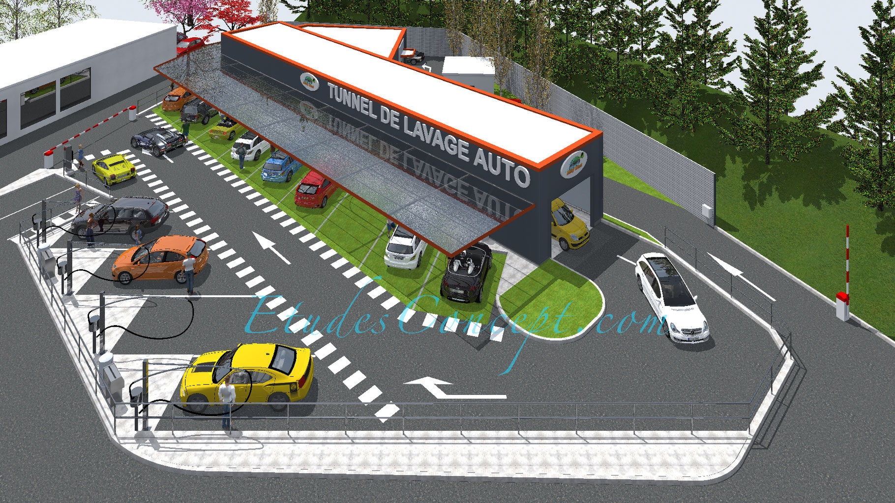 Car service business plan image