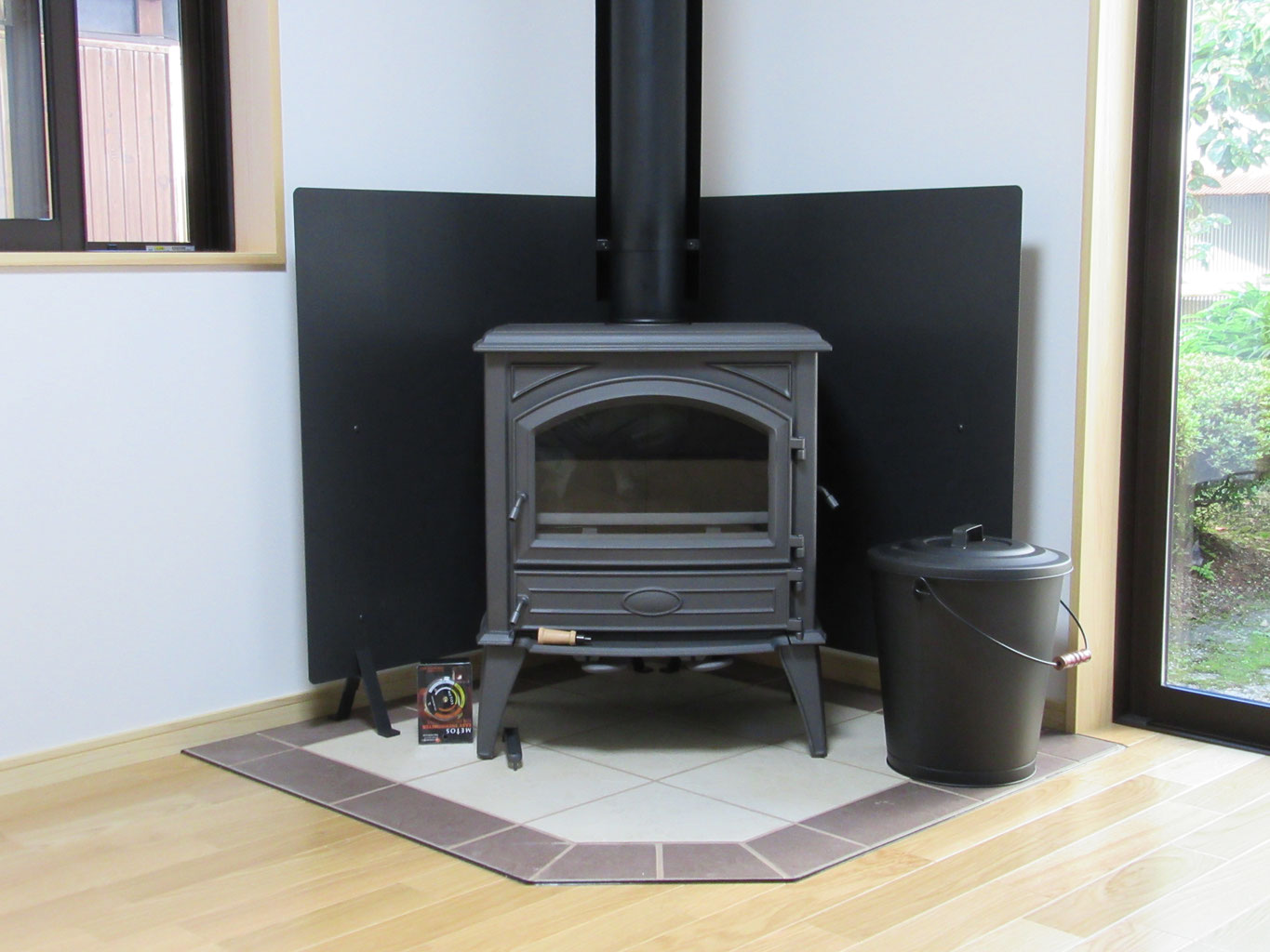 ベルギー製のドブレ６４０ｃｂを設置させていただきました 岐阜県恵那明智町の薪ストーブ企画