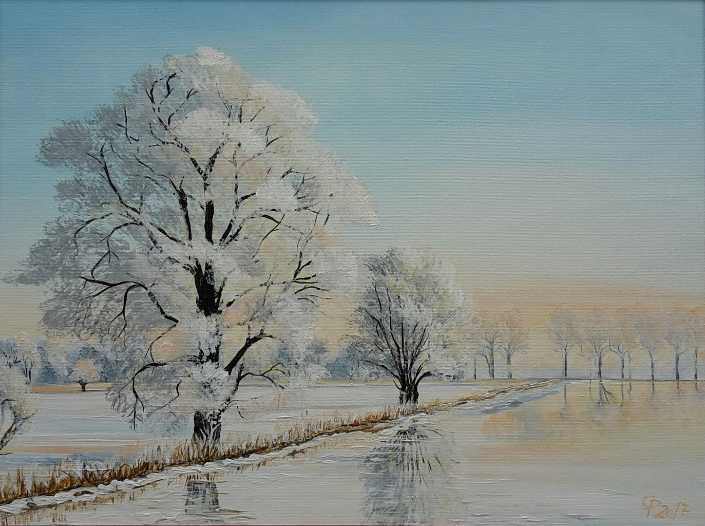 Wintermotive - christineposer-malereis Jimdo-Page!