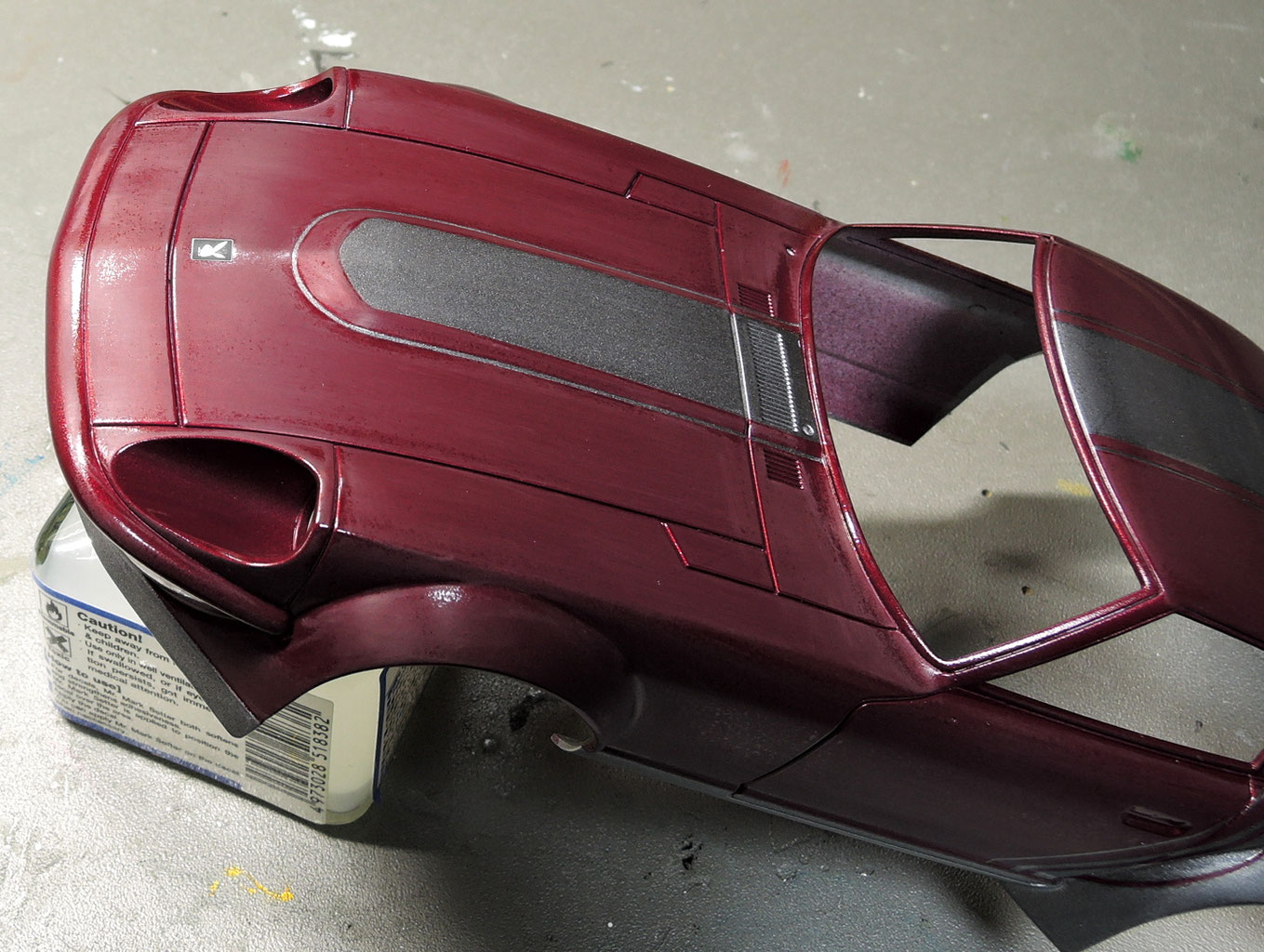 1/24プラモデル完成品　ケンメリチバラギ仕様車　グラデーションカラー塗装仕様車 1/24プラモデル完成品ケンメリチバラギ仕様車グラデーションカラー塗装