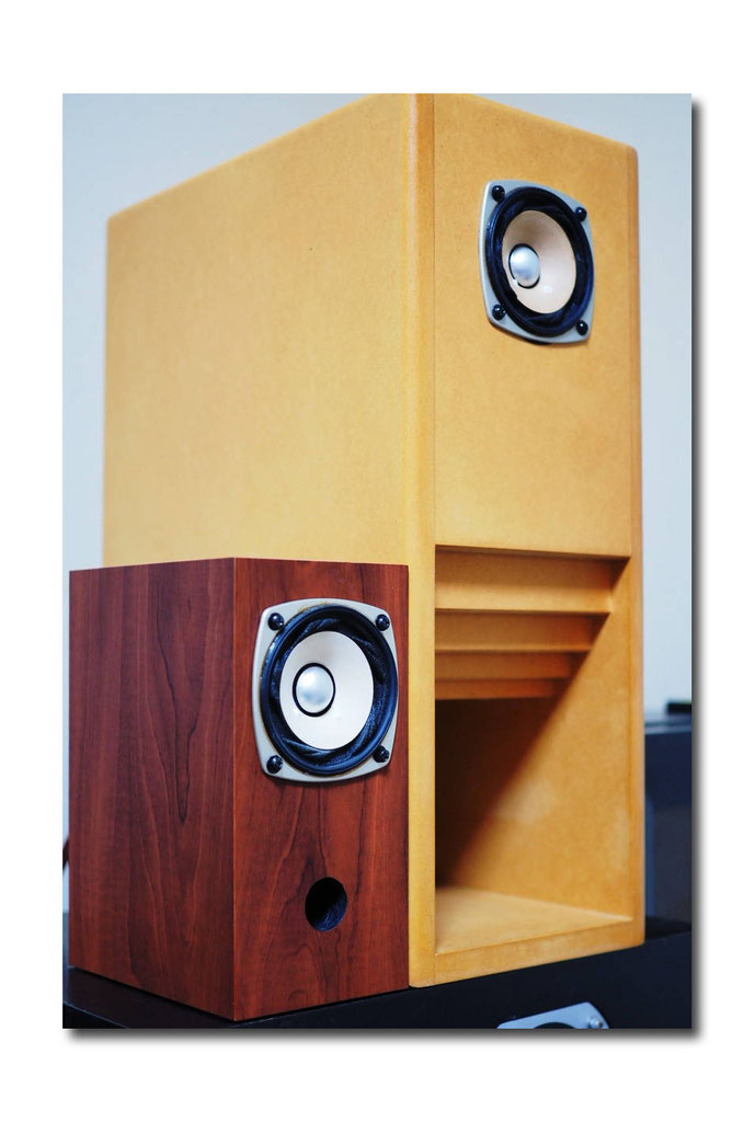 FOSTEX スピーカーボックス P800-E ＋ FF85K ＋ パーソナル・アンプ