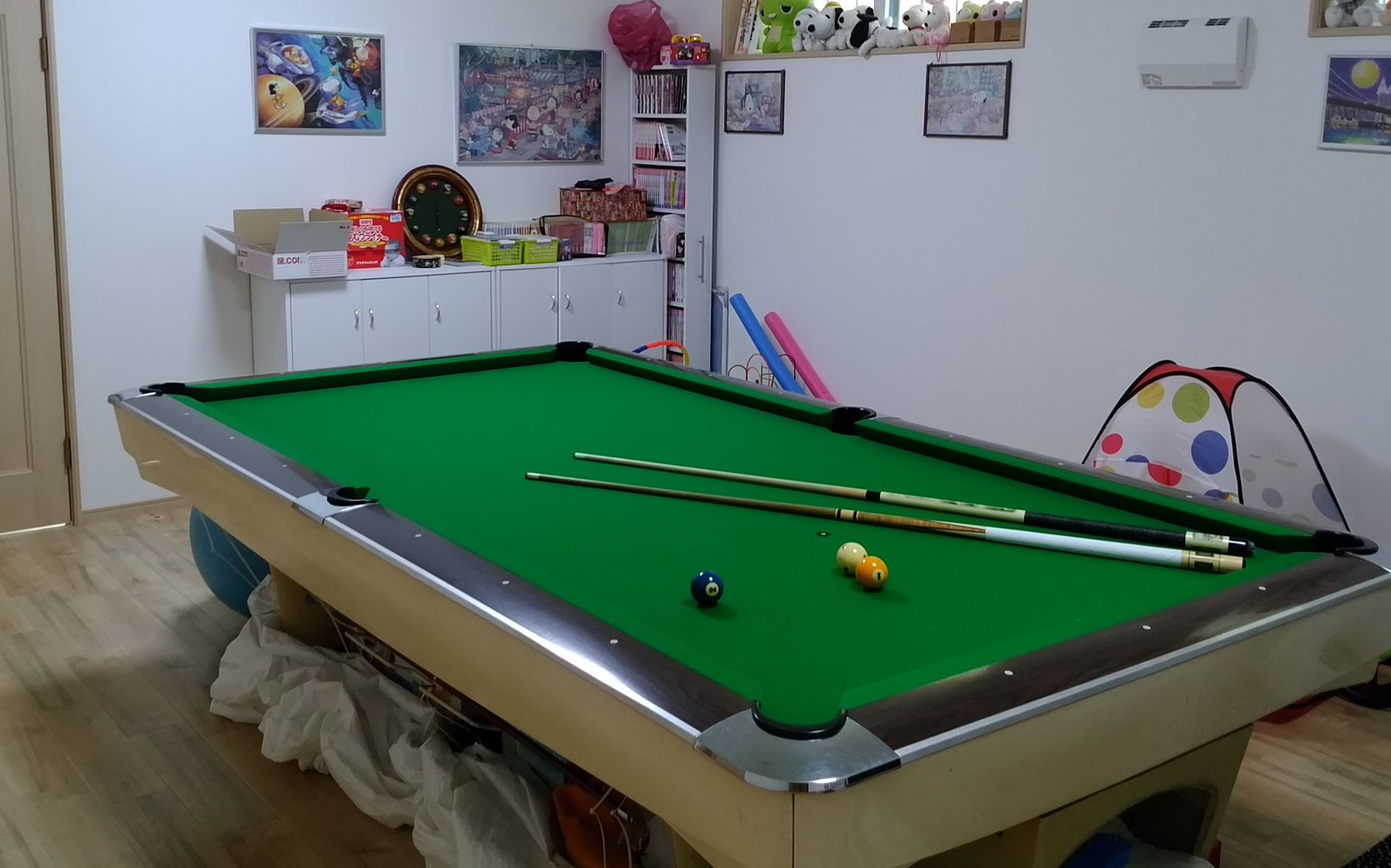 ビリヤード台 自作 9フィート