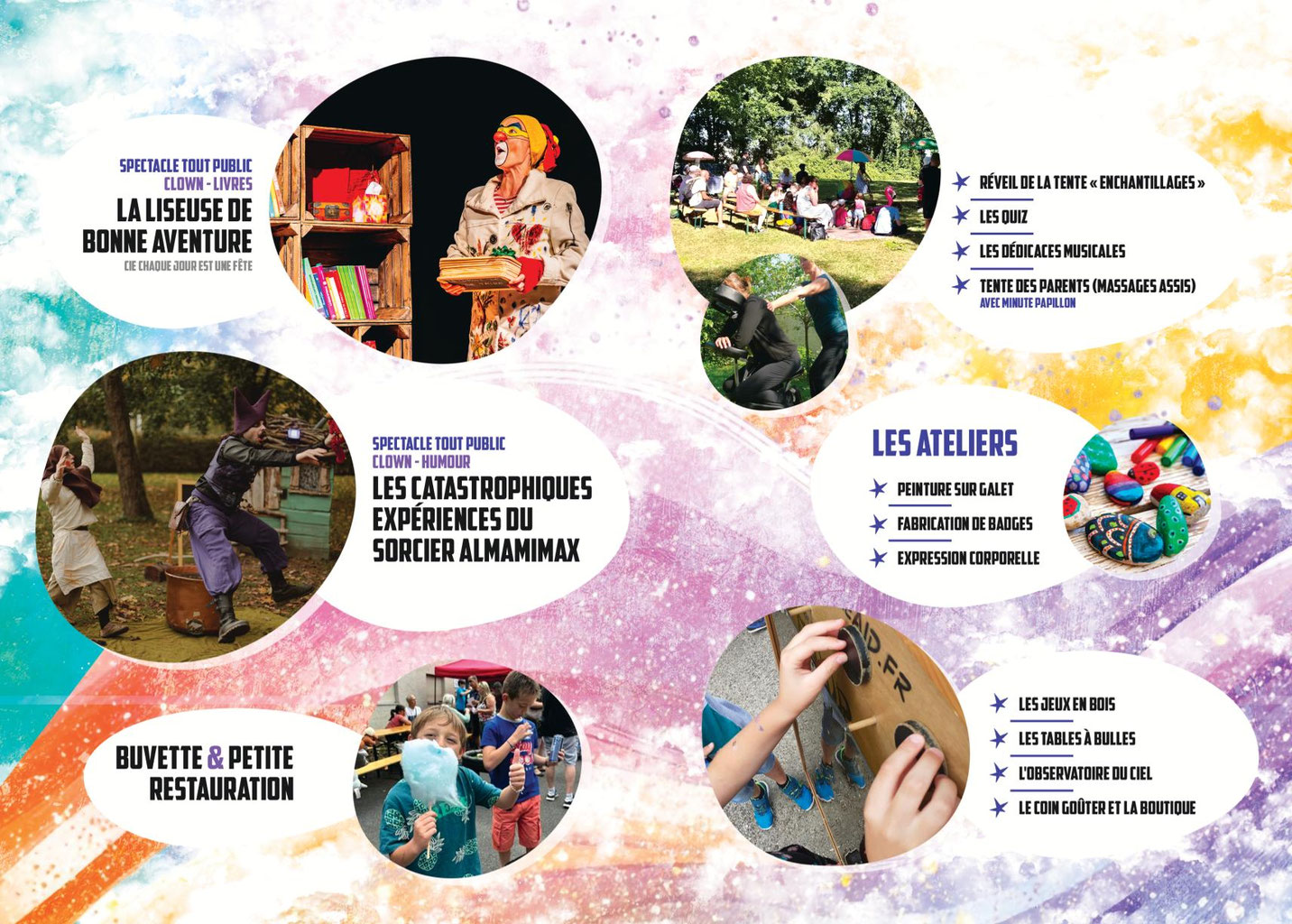 Affiche La tête dans les nuages – Festival itinérant