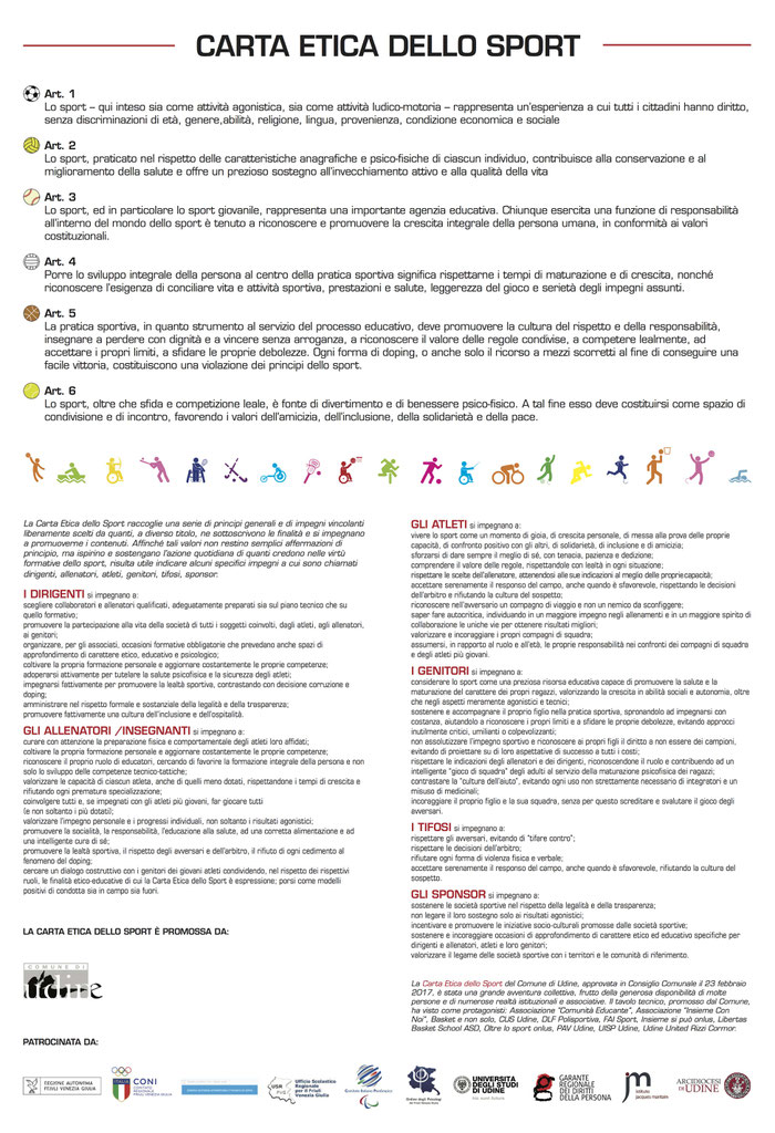 CARTA ETICA DELLO SPORT Centro Studi Jacques Maritain CARTA ETICA DELLO DELLO DELLO SPORT Centro Studi Jacques Maritain 5cafe7