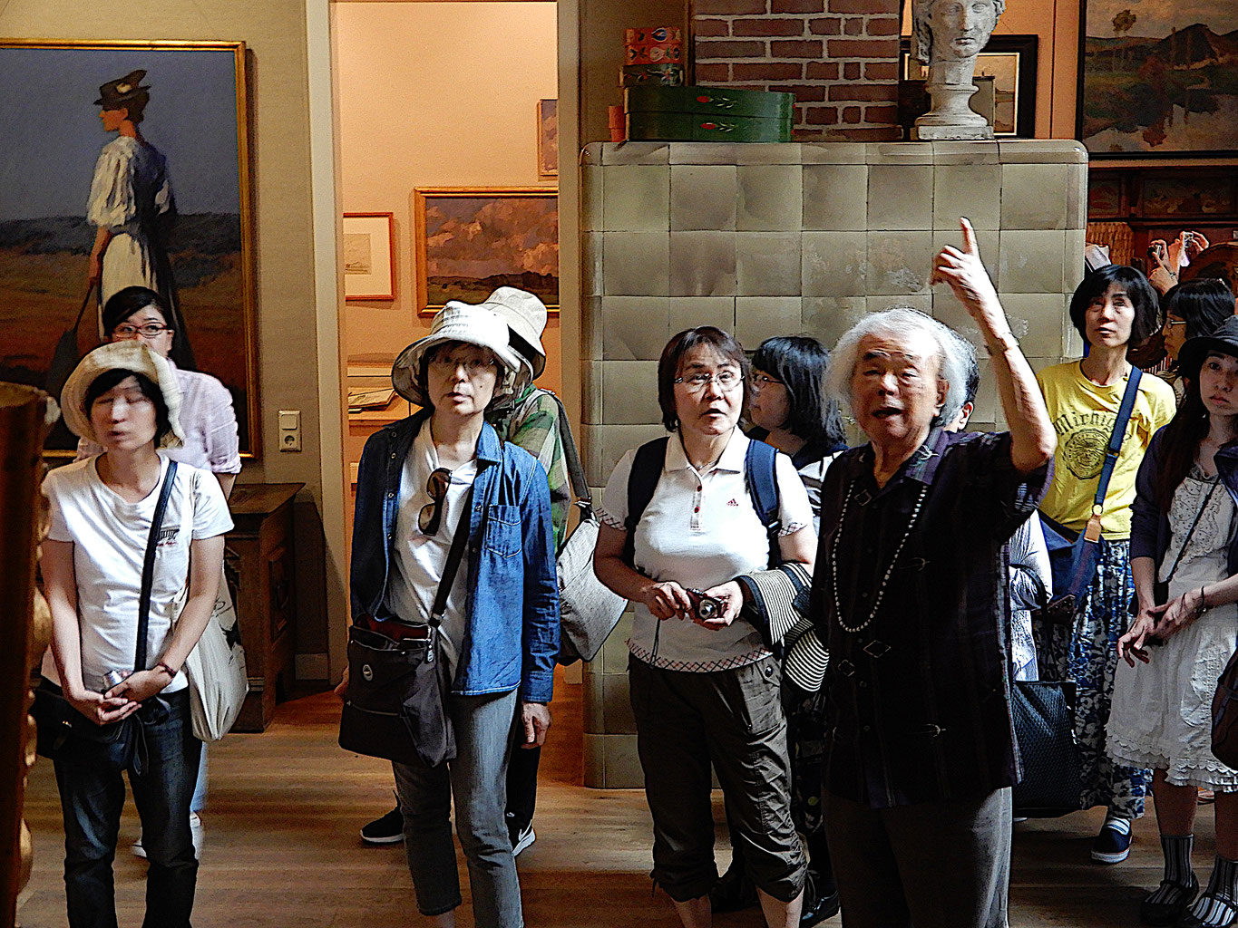 Märchenprofessor Toshio Ozawa zu Besuch OttoUbbelohdeHaus, Museum