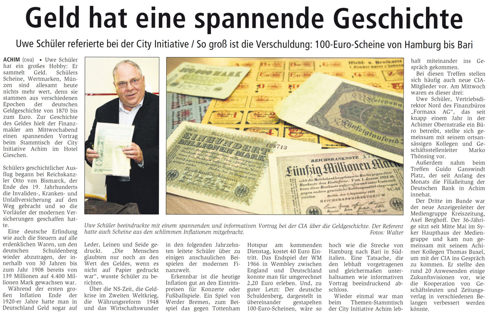 Die Geschichte Des Geldes Gesellschaft Für - 